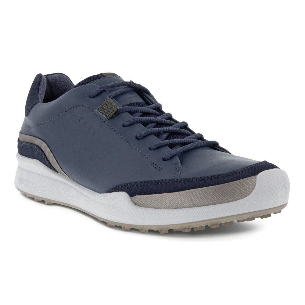 ECCO Mens Golf Shoes Navy - Biom Hybrid Laced - CXF-107832